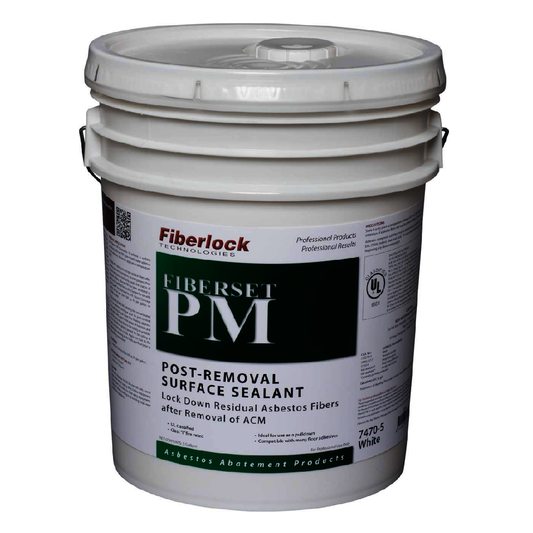 Fiberlock Technologies 5 Gal Pail Fiberset PM White Post-Removal Surface Sealant