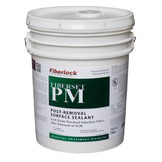 Fiberlock Technologies 5 Gal Pail Fiberset PM Clear Post-Removal Surface Sealant