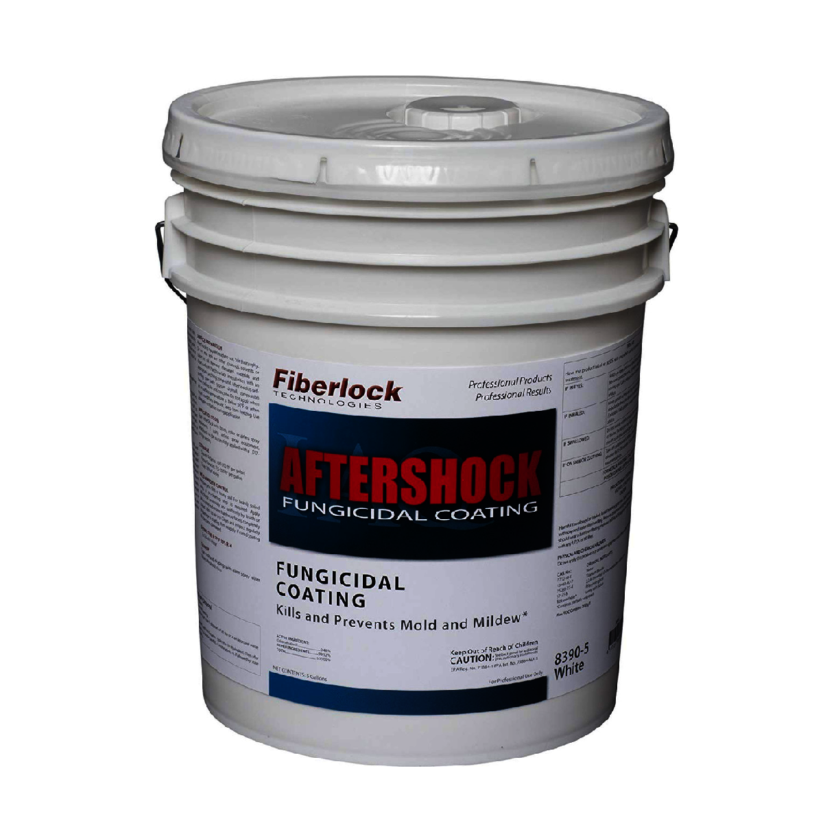 Fiberlock Technologies 5 Gal Pail AfterShock White Fungicidal Coating