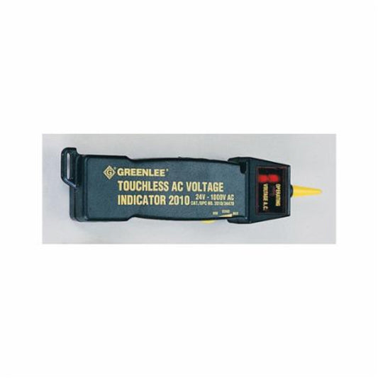Greenlee 2010 Touchless Voltage Indicator, 1000 VAC, LED/Audible Alarm, CAT III 1000 V