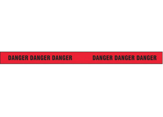 Harris Industries 3" X 500' Red 5 mil Polyethylene BT Series Barricade Tape "DANGER"