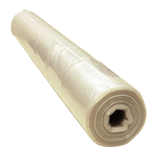 Poly-America 38" X 65" Clear 3 mil Polyethylene Husky Drum Liner