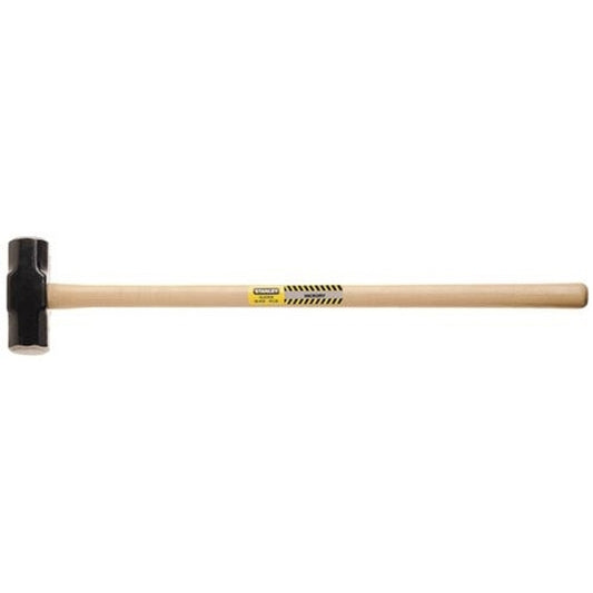 Stanley 56-810 Sledge Hammer, 35 in OAL, 10 lb Forged Steel Head, Hickory Wood Handle