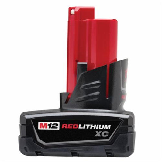 Milwaukee 48-11-2402 M12 12V Extended Capacity Battery Pack, Li-Ion XC, 3.0 Ah