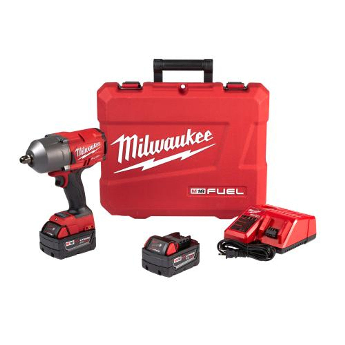 Milwaukee 2766-22 M18 18V Fuel 1/2" High Torque Impact Wrench with Pin Detent Kit