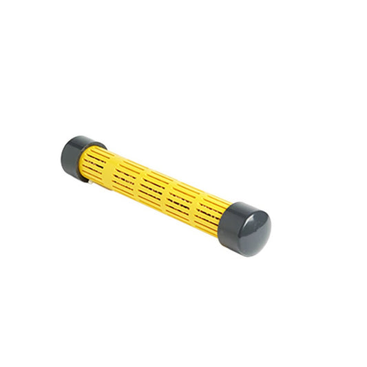 Justrite® 2 1/2" H X 17 1/2" W X 2 1/2" D Yellow Polyethylene Tank Shower Accessory