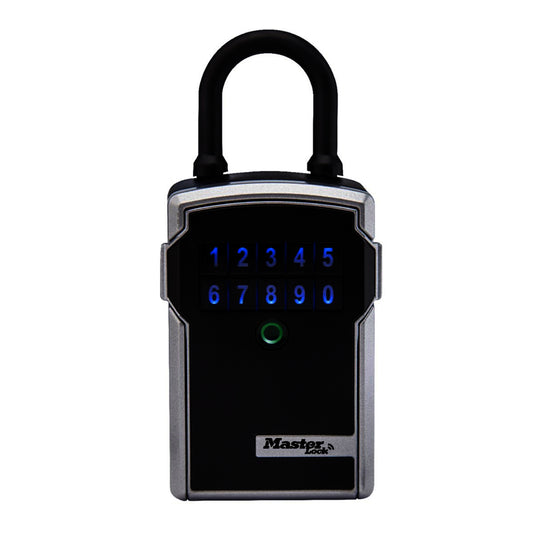 Master Lock® Black Portable Metal Bluetooth® Lock Box for Business Applications