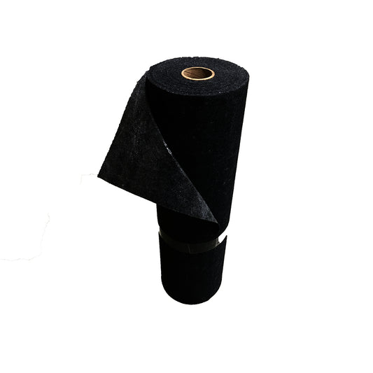 MeltBlown Technologies 36" x 100' MBT Black Polypropylene Roll