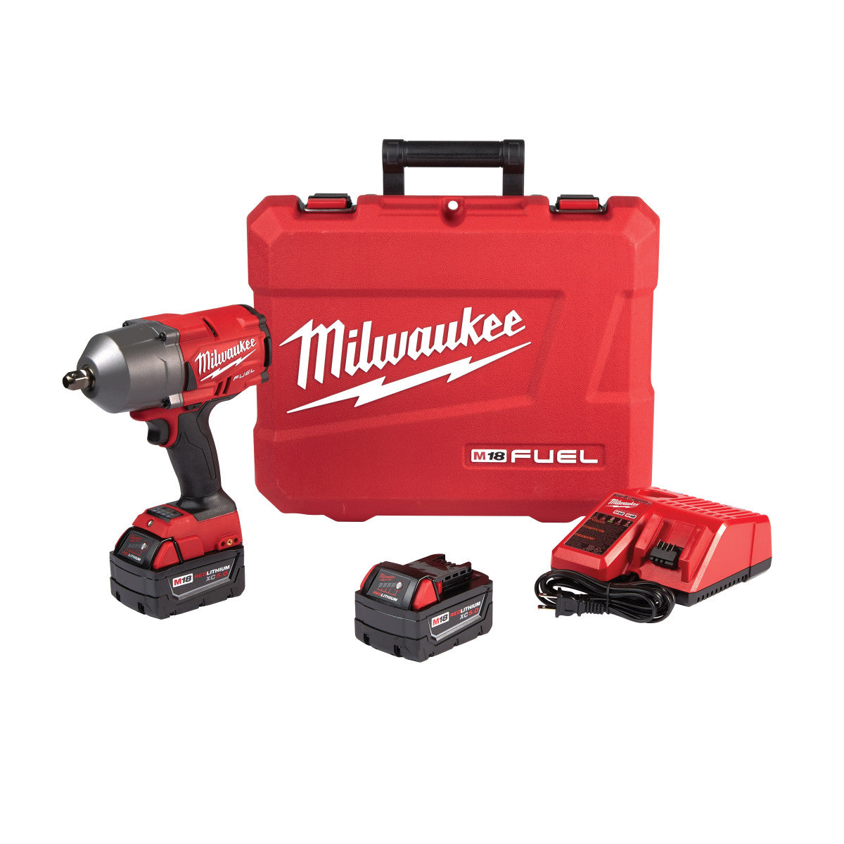 Milwaukee 2766-22 M18 18V Fuel 1/2" High Torque Impact Wrench with Pin Detent Kit