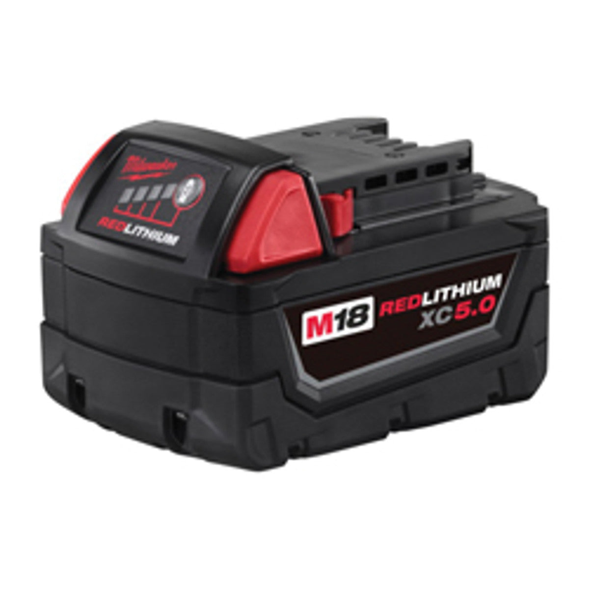 Milwaukee 48-11-1850 M18 18V Extended Capacity Battery Pack, Li-Ion XC, 5.0 Ah