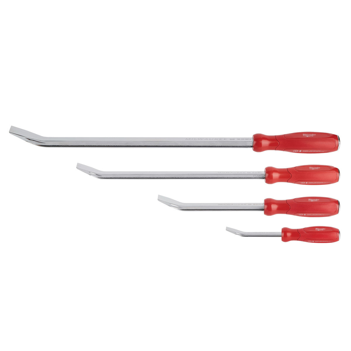 Milwaukee 48-22-9214 Pry Bar 4-Piece Set