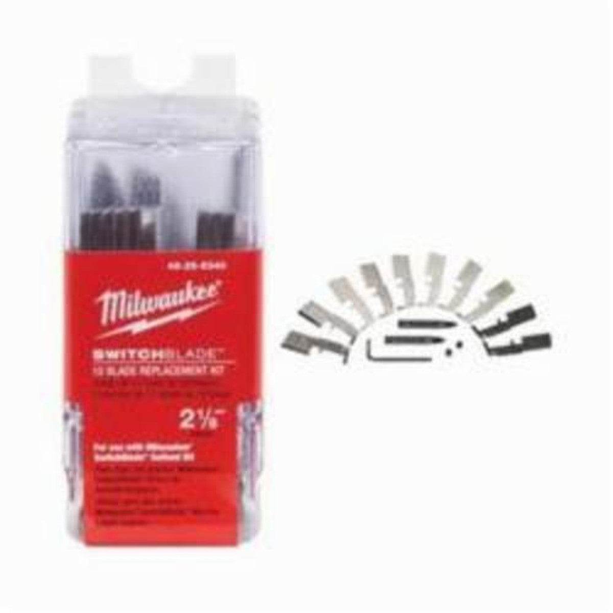 Milwaukee 48-25-5340 2-1/8" SWITCHBLADE 10-Piece Blade Replacement Kit