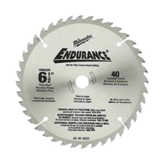 Milwaukee 48-40-4015  6-1/2" 48T Circular Saw Blade, Carbide-Tipped