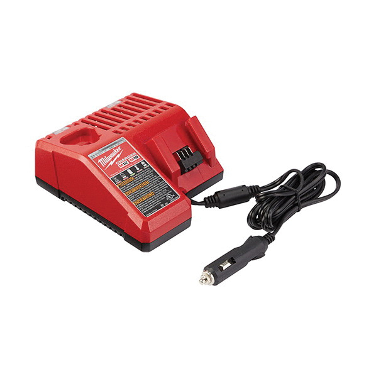 Milwaukee 48-59-1810 M12 and M18 12V / 18V Li-Ion Multi-Voltage DC Vehicle Battery Charger