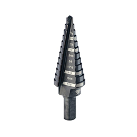 Milwaukee 48-89-9202  #2 Step Drill Bit, 3/16" - 1/2" by 1/16"