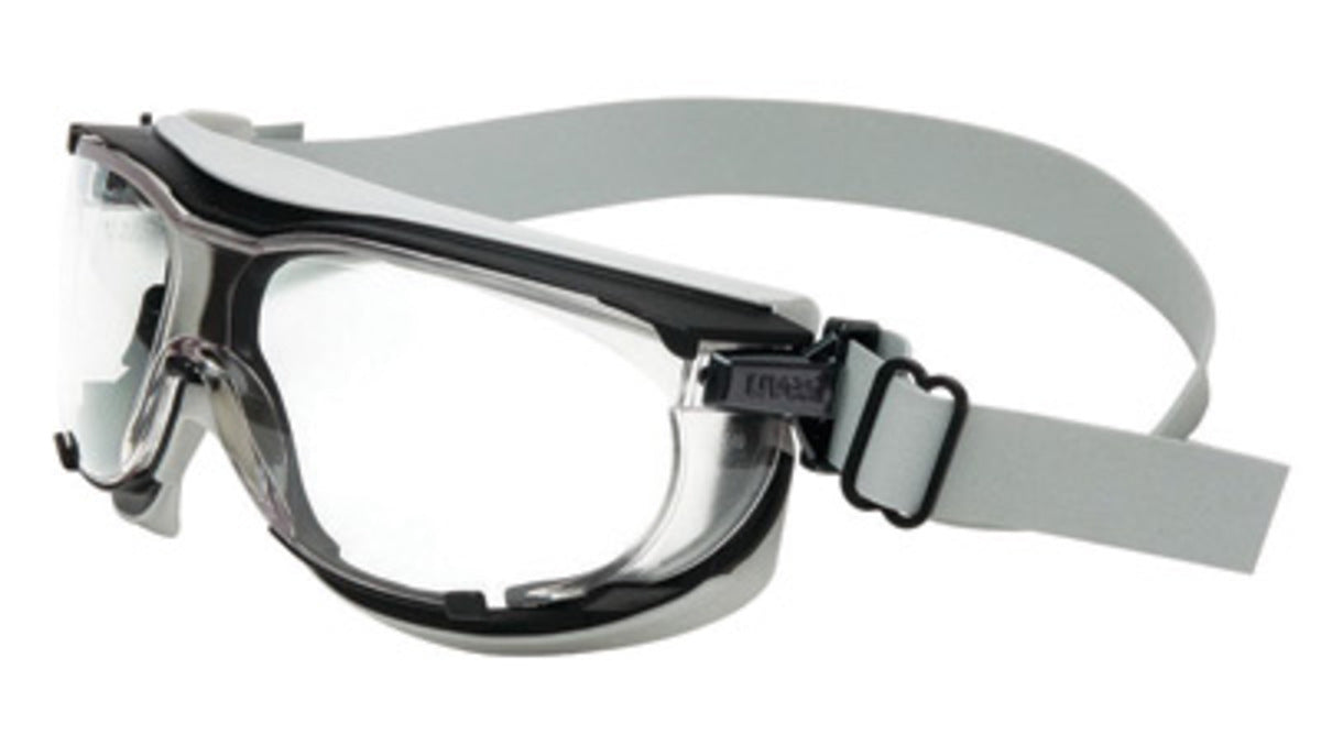 Honeywell Uvex Carbonvision™ Chemical Splash Impact Goggles With Black And Gray Frame And Clear Anti-Fog/Anti-Scratch/Hard Coat Lens