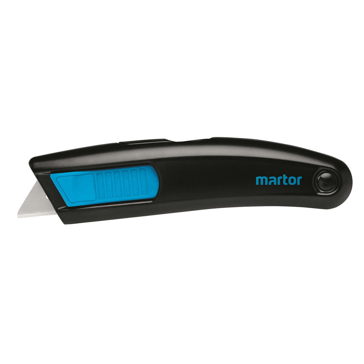 Martor 153 mm X 26 mm X 38 mm Black/Blue Aluminum SECUPRO MEGASAFE Fully Automatic Retractable Safety Knife