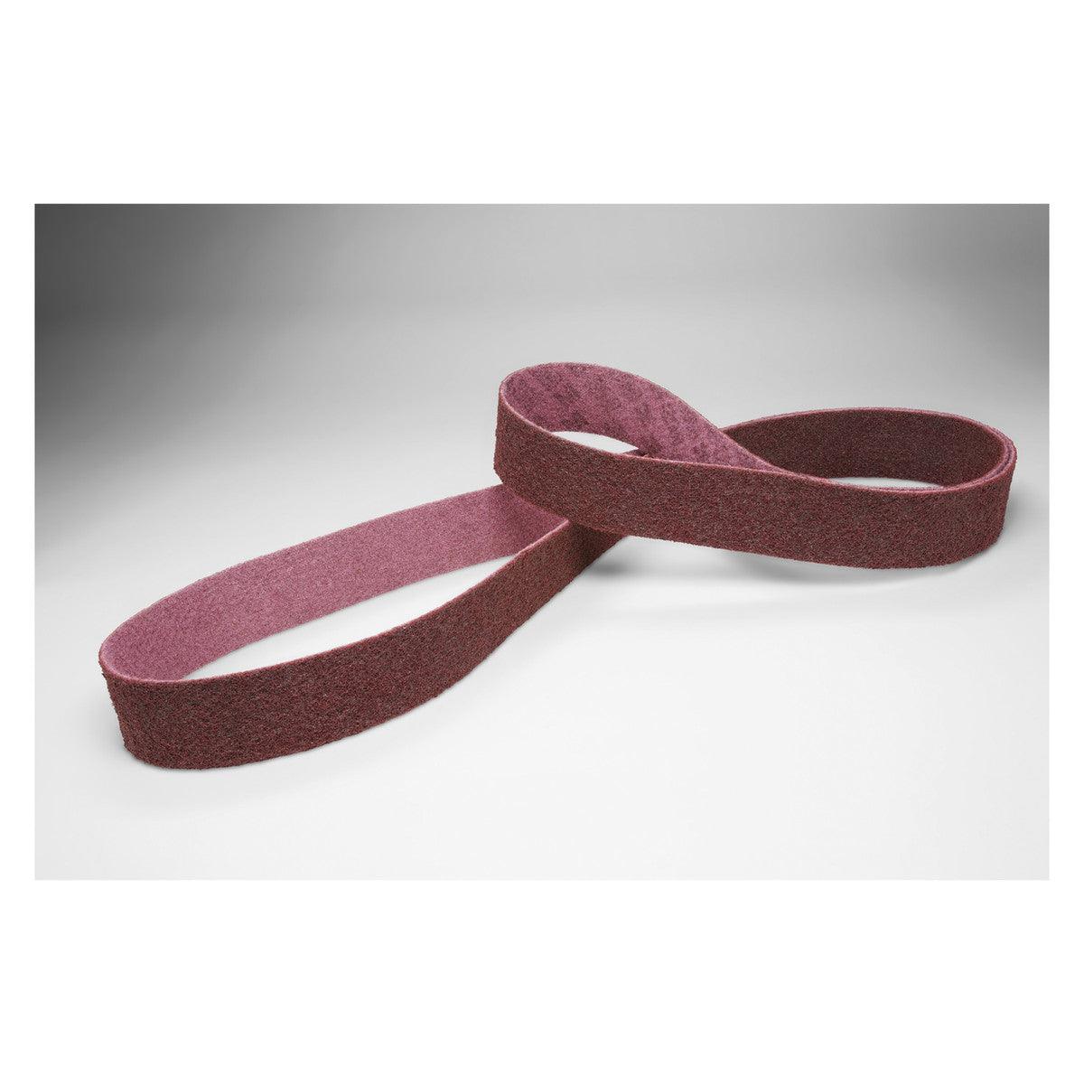 3M™ 048011-15938 Scotch-Brite SC-BL 1-1/2" x 60" Low Stretch Surface Conditioning Non-Woven Sanding Belt, Medium, Maroon, (Per Each)