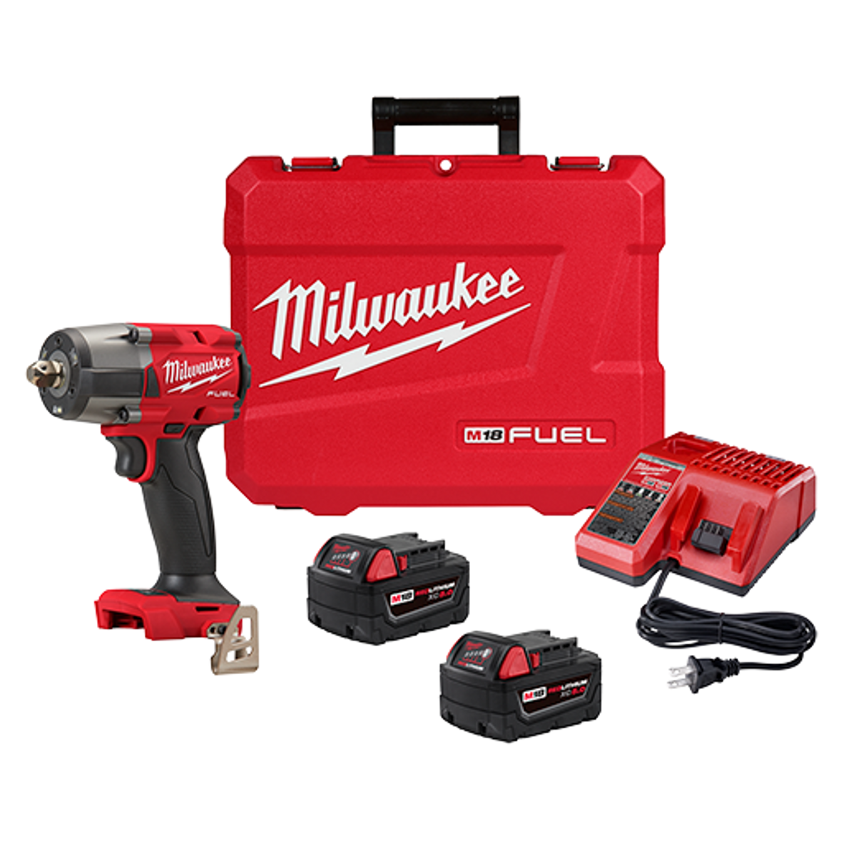 Milwaukee 2962P-22 M18 FUEL™ 1/2 " Mid-Torque Impact Wrench w/ Pin Detent Kit